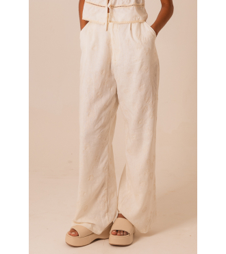 SOFIA OFF WHITE CALÇA LINHO