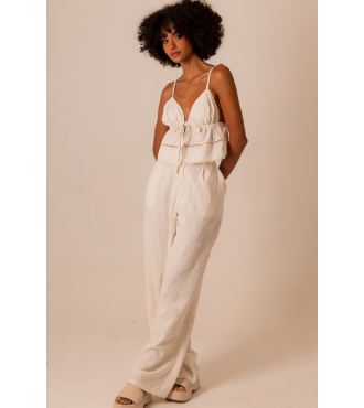 SOFIA OFF WHITE CALÇA LINHO